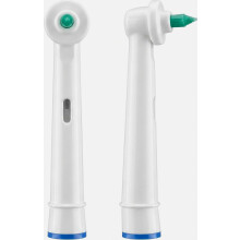 Interdentalbürstenköpfe, 2er-Pack, weiß, feine Borsten für präzise Reinigung der Zahnzwischenräume, schmaler Bürstenkopf für die tägliche Za