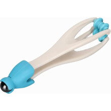 Fingermassagegerät, Massageringe für schmerzende Muskeln, Fingermassagerolle zur Entspannung der Finger, Blau, Kompaktes Handmassagegerät