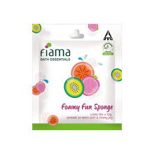 Éponge de Bain Fiama, Accessoires Moussants, Testée Dermatologiquement, Sûre Pour La Peau, Pack De 1