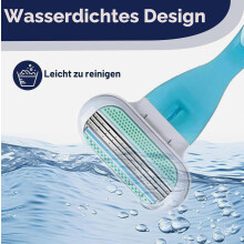 Packung mit 16 Damenrasierklingen, Ersatzklingen mit drei Klingen für empfindliche Haut, für eine sanfte Rasur und langanhaltende Schärfe.