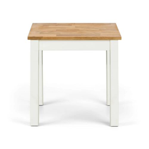 Coxmoor Lamp Table - Ivory & Oak 2