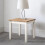 Coxmoor Lamp Table - Ivory & Oak 1