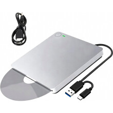Grabadora de Blu-ray externa, unidad de CD/DVD/BD 3D USB 3.0 tipo C para MacBook, portátil y PC de escritorio, compatible con Mac OS y