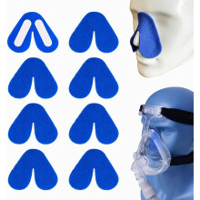 Neuskussentjes voor CPAP-masker, comfortabel neuskussentje, vermindert druk en huidirritatie, universele pasvorm, verpakking van 8 stuks, he