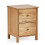 Coxmoor 2 Drawer Bedside - Oak 3