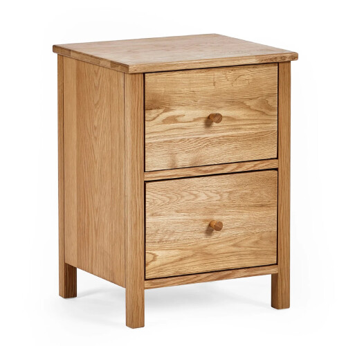 Coxmoor 2 Drawer Bedside - Oak 2