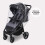 My Babiie MB160 Plus Pushchair - Black / Grey 7