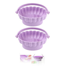Cartzilla Makeup Brush Cleaner Mat 3-In-1 Silicone Cleaning Bowl & Drying Rack, Cosmetic Brush Cleaning Tool With Organizer Storage, Portable Makeup B