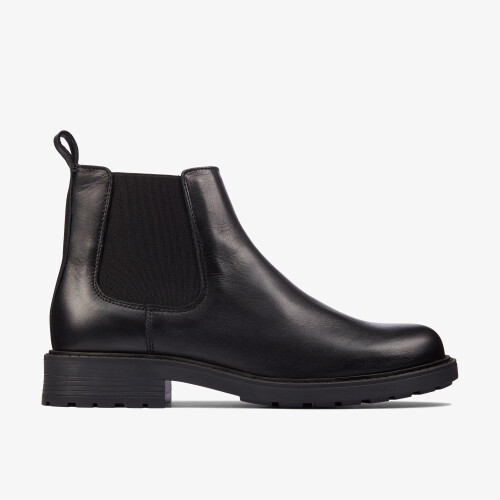 Clarks (Standard, 6 (Adults')) Orinoco2 Lane Black Leather