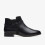 Clarks (Standard, 6.5 (Adults')) Trish Strap Black Leather 1