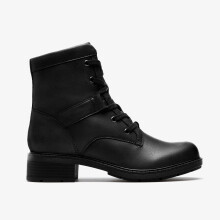(Standard, 5.5 (Adults')) Hearth Parker Black Leather