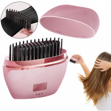 Cordless Hair Straightener Comb, Portable Anti-Scald Styling Tool for Long and Short Hair, Men and Women, Travel, Home,