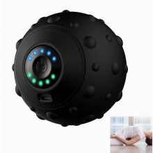 Rechargeable Massage Vibration Ball, Intelligent 5 Level Vibration, 1800 mAh, for Fitness, Training, Therapy and Relaxat