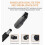 7-Piece Razor Charger Set, 5V USB Adapter with Power Cable, Durable Replacement Charging Kit 5