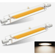 R7S 78mm Dimmable LED Bulb 10W Equivalent to 100W Halogen, Natural White 4500K, 1000LM, Flicker Free, 360 Degree Beam An