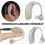 Wireless Ear Hook Hearing Amplifier, USB Rechargeable, Behind-The-Ear Hearing Aid, High Volume, Silver 3