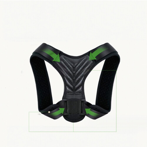 Adjustable Posture Corrector Back Strap, Unisex Hunchback Support for Men, Women and Students, Comfortable Wear 1