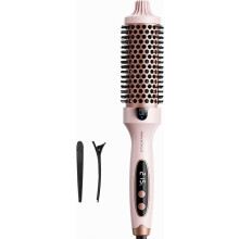 Thermal Round Brush for Dry Hair Volumizing Blowout Styling Brush for Smooth Salons at Home