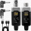 Wireless Microphone Transmitter Receiver, 2.4G 1 to 1 UHF Wireless Audio System, 48V Phantom Power, Compatible with Dyna 1