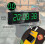 Countdown Timer with Start Stop Button, Digital Stopwatch with Remote Control, 12 24H LED Wall Clock, Interval Timer for 5