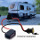 Waterproof 12V/24V Cigarette Lighter Socket with 3m Cable, 20A Load Capacity, 2.5 mm2 Connection Cable, 8 mm Ring Eyelet 5