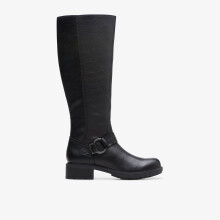 (Standard, 7.5 (Adults')) Hearth Rae Black Leather