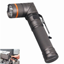 Rechargeable LED Flashlight, 1000 Lumen, 2-in-1 Light, 90 Degree Rotating Head, Magnetic Base, IP65 Waterproof, 500m Bea