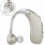 Wireless Ear Hook Hearing Amplifier, USB Rechargeable, Behind-The-Ear Hearing Aid, High Volume, Silver 1