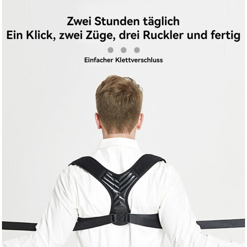 Posture Corrector Back Support Belt for Upright Posture, Comfortable Spinal Alignment Support, Adjustable Back Brace for 1
