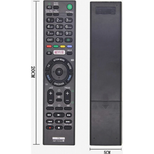 Replacement Remote Control for Bravia TV, Ergonomic TV Controller with Full Function Buttons, Stable Response and Easy S 2