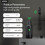 Wireless XLR Microphone Transmitter and Receiver, UHF Audio System for Dynamic Microphones and PA Mixer 2