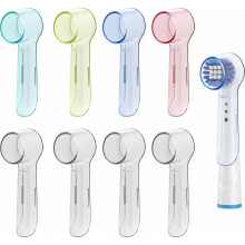 Toothbrush Protective Caps, Set of 8 Covers for Electric Toothbrush Heads, Travel Case Covers for Home and Travel