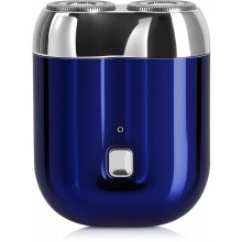 Mini Electric Shaver for Men, 7500 RPM, IPX7 Waterproof, Dual Ring Foil Razor, Quiet Portable Trimmer for Home, Car, Off