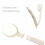 Back Creaming Aid with Long Handle, Lotion Applicator with 3 Interchangeable Heads for Smooth Application 4