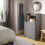IKEA HAUGA Chest 3 Drawers 70x46x116 cm 5