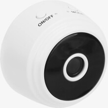 Home Surveillance Camera, 1080P HD Wireless Smart WiFi Door Camera for Baby, Pet, and Room Monitoring, White