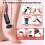 Electric Foot Care Device, Callus Remover with 3 Adjustable Speeds, Rechargeable, Includes Replaceable Foot Files 5