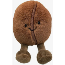 Peluche a forma di chicco di caffè, morbido e coccoloso, adatto a tutte le età, regalo decorativo, confezione da 1