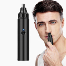 Aparador de pelos do nariz e orelha, caneta de precisão com rotação de 360 graus para homens e mulheres, para pelos do nariz, orelha e olhos