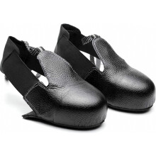 Botas de segurança com biqueira de aço, 1 par de protetores de calçados para trabalho, antiderrapantes, com cadarços ajustáveis, ideais para