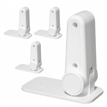 Conjunto de 4 Fechaduras de Maçaneta para Porta, Trava de Segurança Infantil, Proteção Segura para Animais de Estimação e Crianças, Porta da
