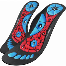 Palmilhas magnéticas de acupressão para homens e mulheres, palmilhas para alívio da dor da fascite plantar, suporte para reflexologia, taman