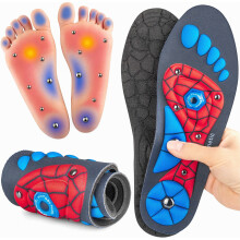 Palmilhas magnéticas de acupressão, tamanho único (EU 40-43), palmilhas para calçados masculinos e femininos, suporte confortável para longo
