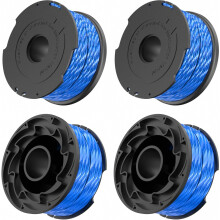 Fio de nylon para roçadeira, 1,65 mm x 12,2 m, compatível com os modelos GL315, GL350, GL650, GL652, GL655, GL660 e GL680, preto, pacote com