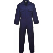 Macacão de trabalho masculino Euro Workwear em algodão e poliéster, resistente e de manga comprida, ideal para atividades de construção e ma