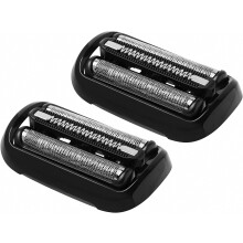 Kit com 2 cabeças de substituição para lâminas e cortadores da série 53B (5/6), compatíveis com barbeadores S5 e S6, modelos 5018s, 5020s, 5