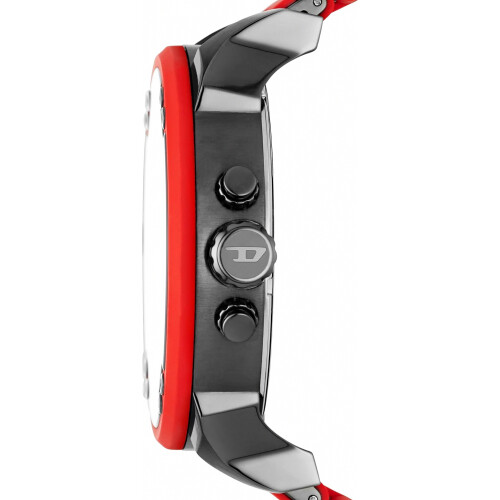 Relógio masculino multifuncional de quartzo com pulseira de aço inoxidável e mostrador grande, tom prateado. 1