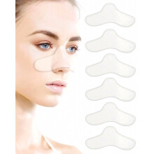 Pacote com 6 protetores nasais de gel macio para máscara CPAP, proteção confortável para peles sensíveis, compatíveis com a maioria das másc