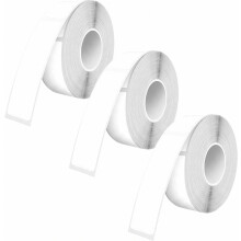 rolos de fita de etiquetas de reposição 12 x 30 mm, etiquetas térmicas autoadesivas para uso doméstico e no escritório.