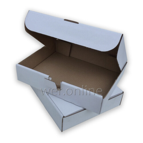 200 x Compact Die-Cut Mailing Cardboard Boxes 12 x 9 x 2.5"